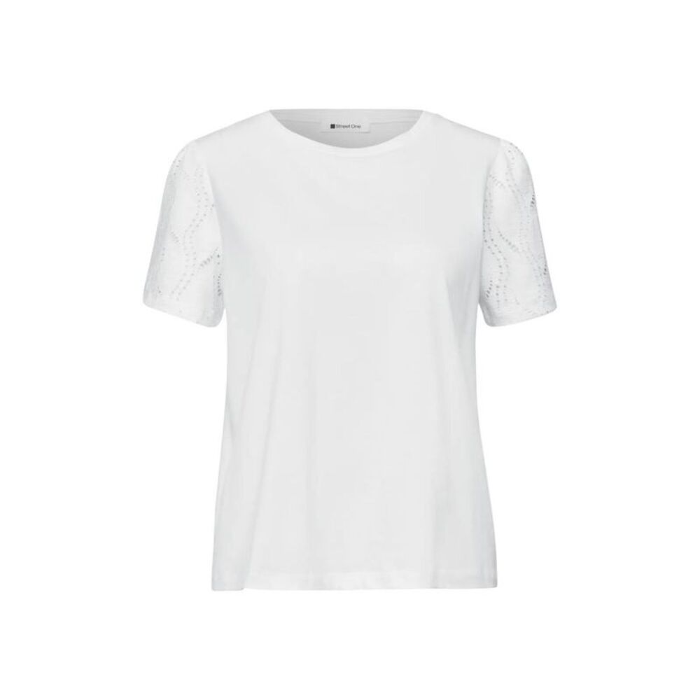 Street One Cream Cotton Women's T-Shirt